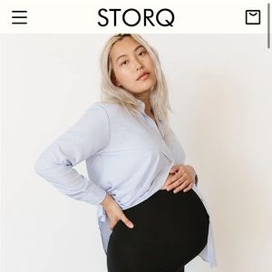 Storq easy button up - M (maternity)